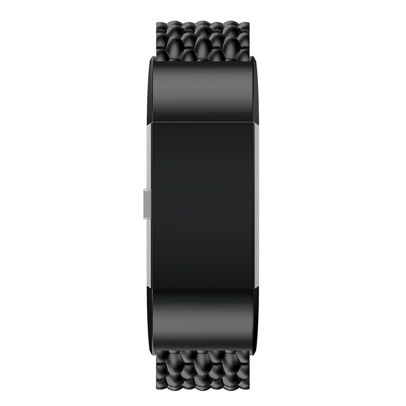 Fitbit Charge 2 stahl drache Gliederarmband - schwarz