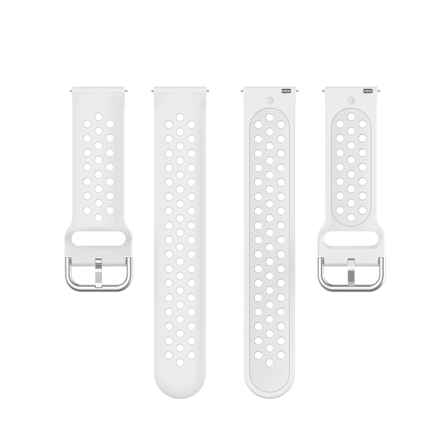 Garmin Vivoactive / Vivomove Sportarmband mit Doppelschnalle - weiß