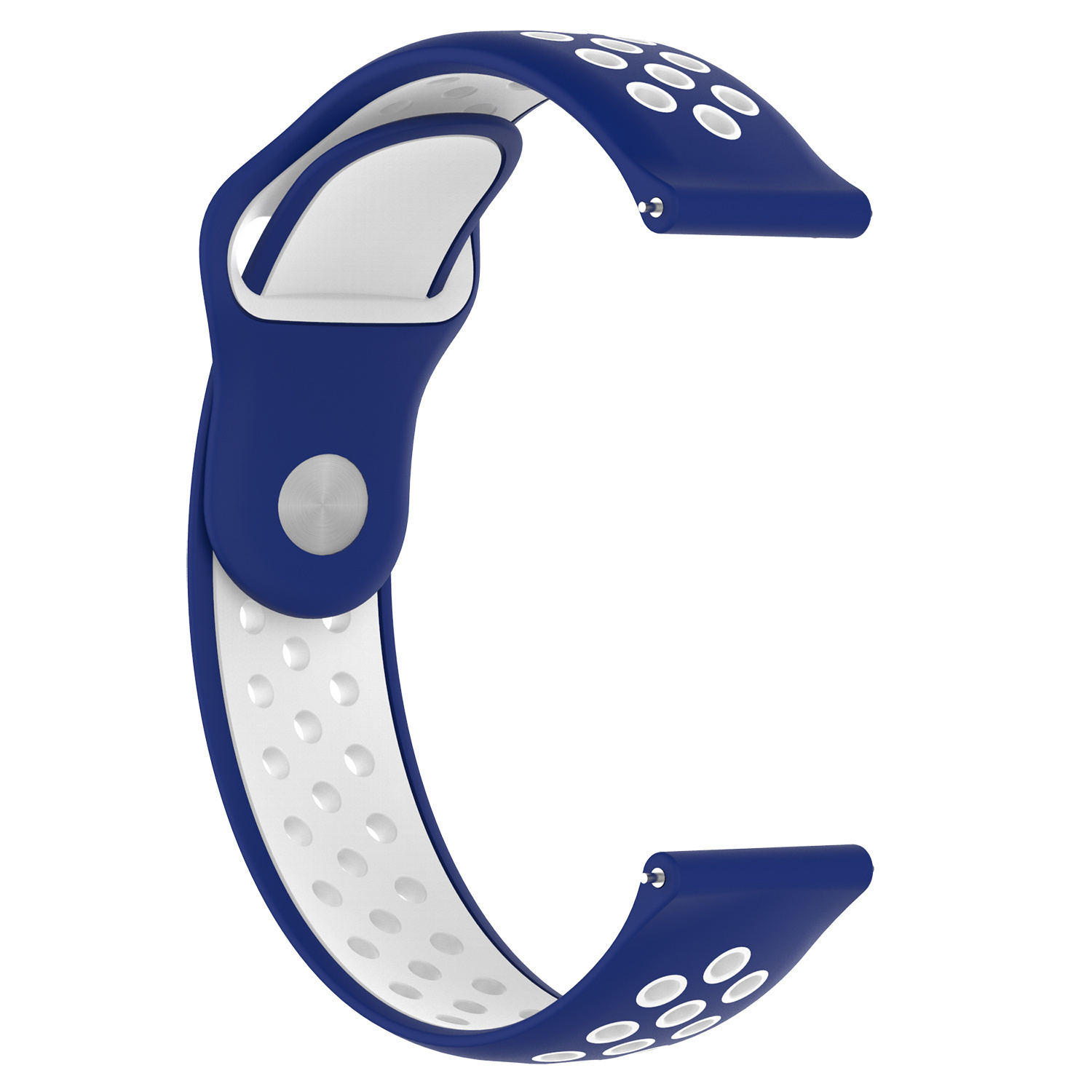 Samsung Galaxy Watch Doppel Sportarmband - blau-weiß