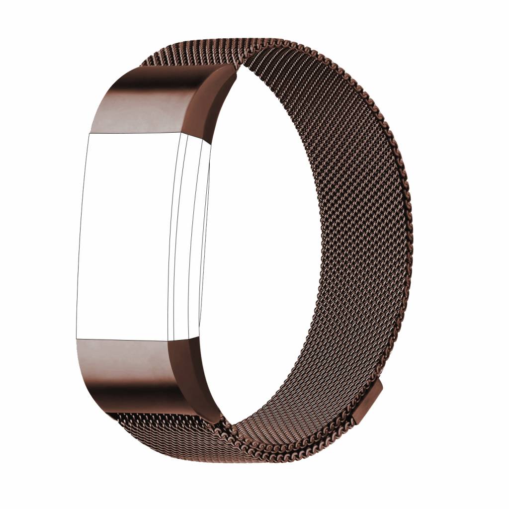 Fitbit Charge 2 Milanaise Armband - braun