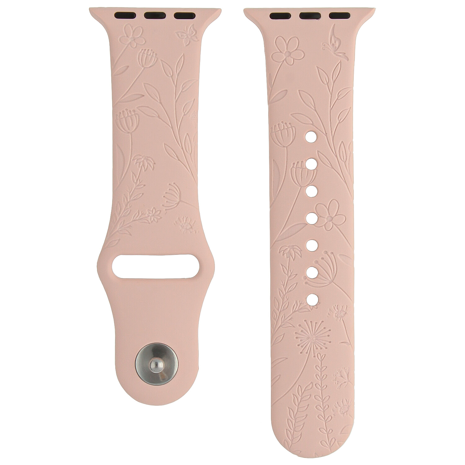Apple Watch druck Sportarmband - Blumen rosa