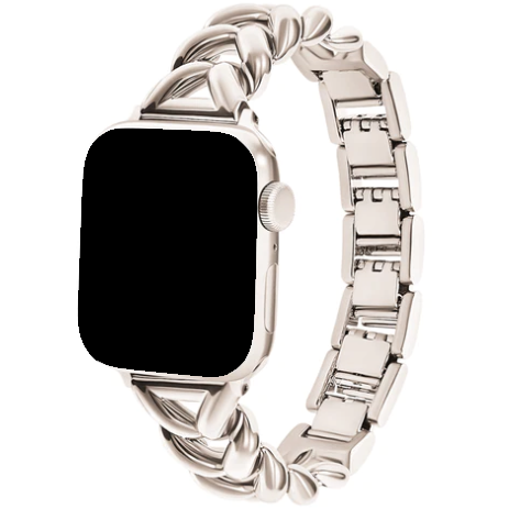 Apple Watch Herz-Stahlgliederarmband – Lisa Polarstern