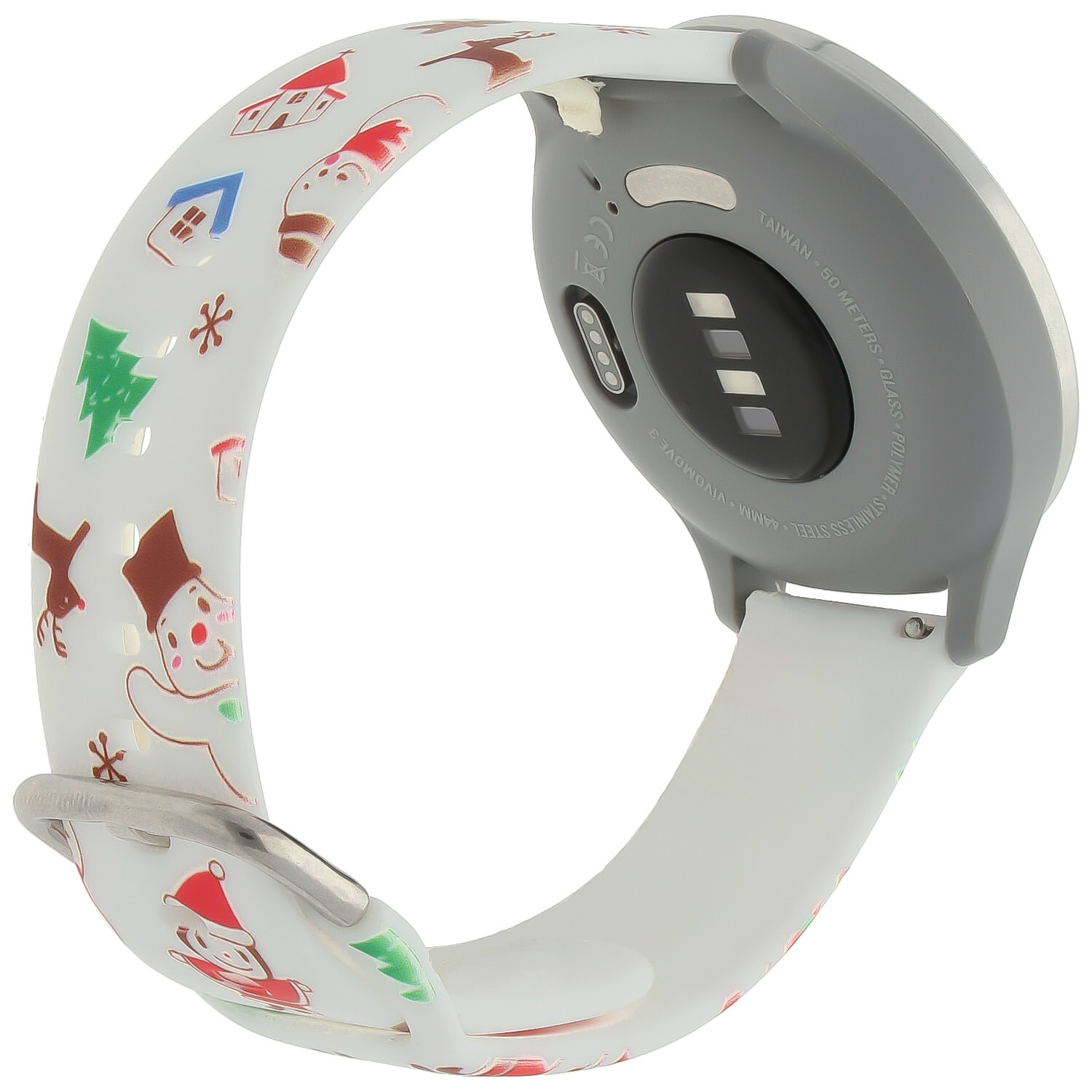 Samsung Galaxy Watch druck Sportarmband - Weihnachten Schneemann weiß