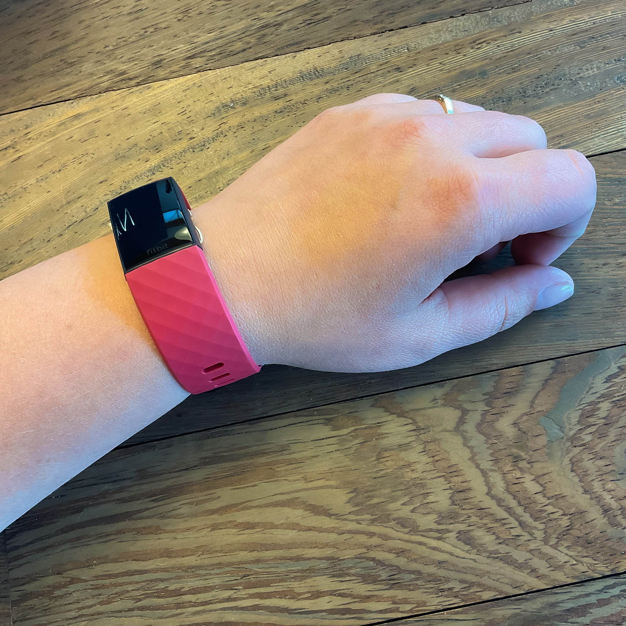 Fitbit Charge 3 & 4 Sport Waffelband - rot