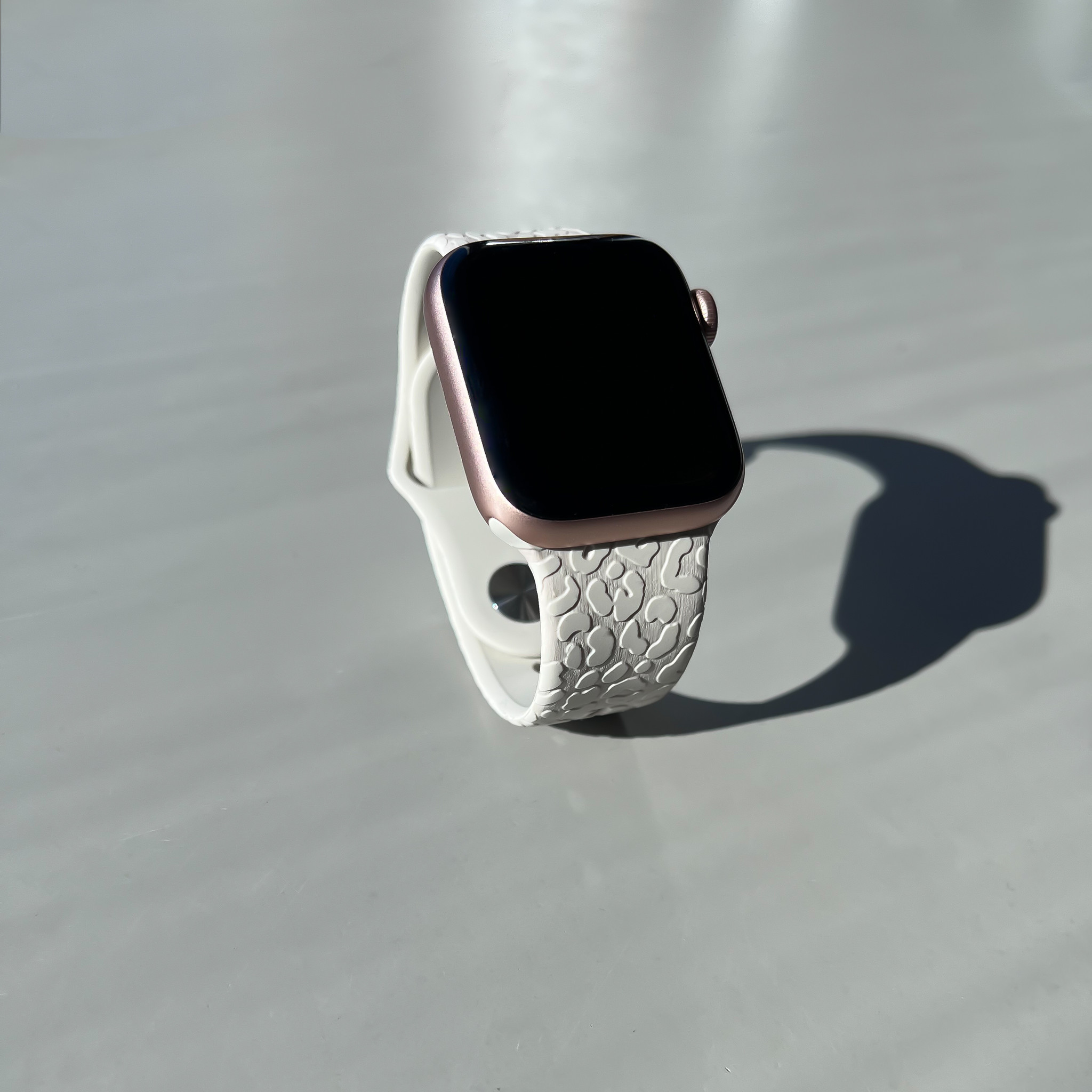 Apple Watch druck Sportarmband - Leopard grau