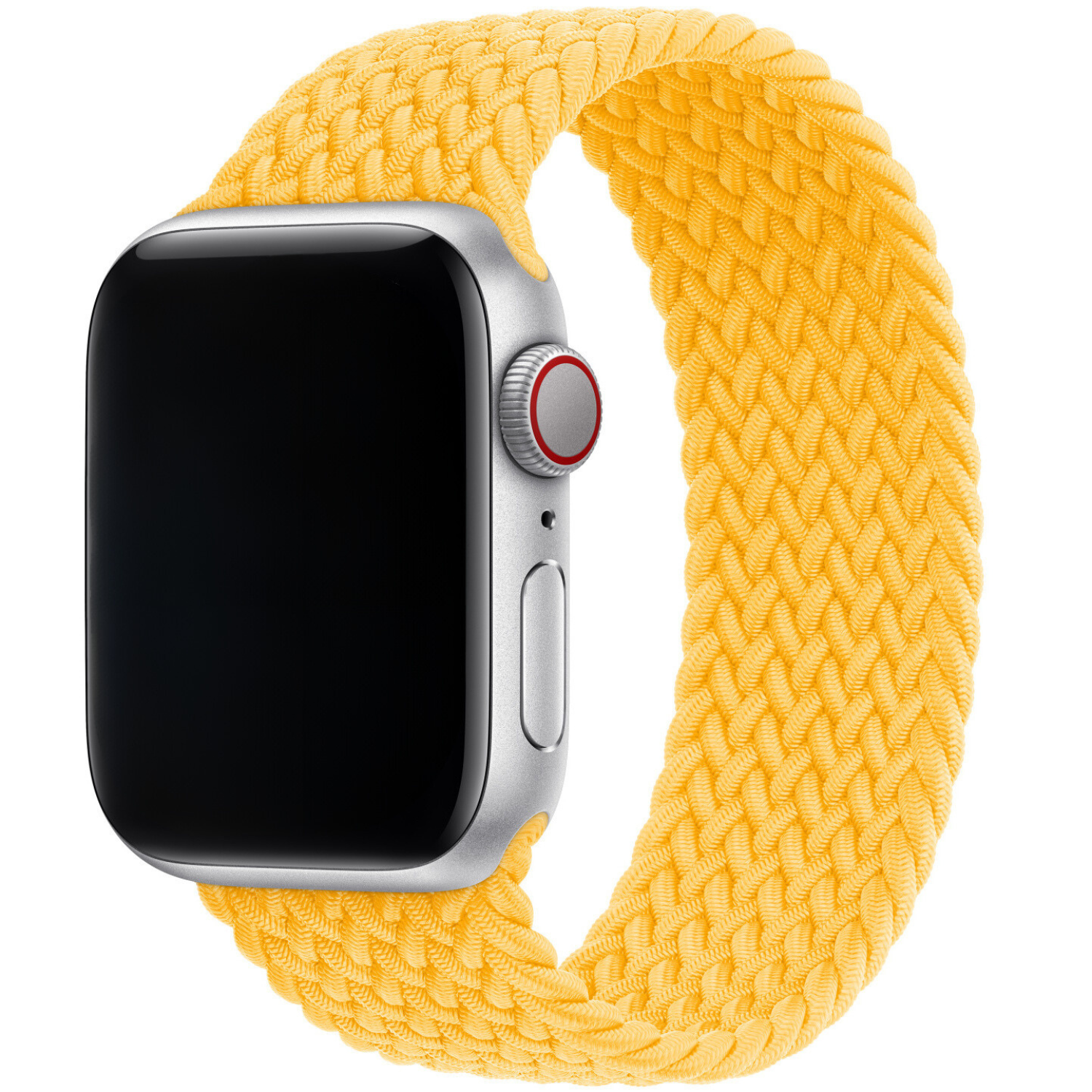 Apple Watch Nylon Geflochtenes Solo Loop - Warmgelb