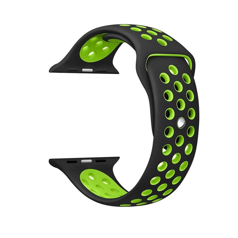 Apple Watch Doppel Sportarmband - schwarz grün