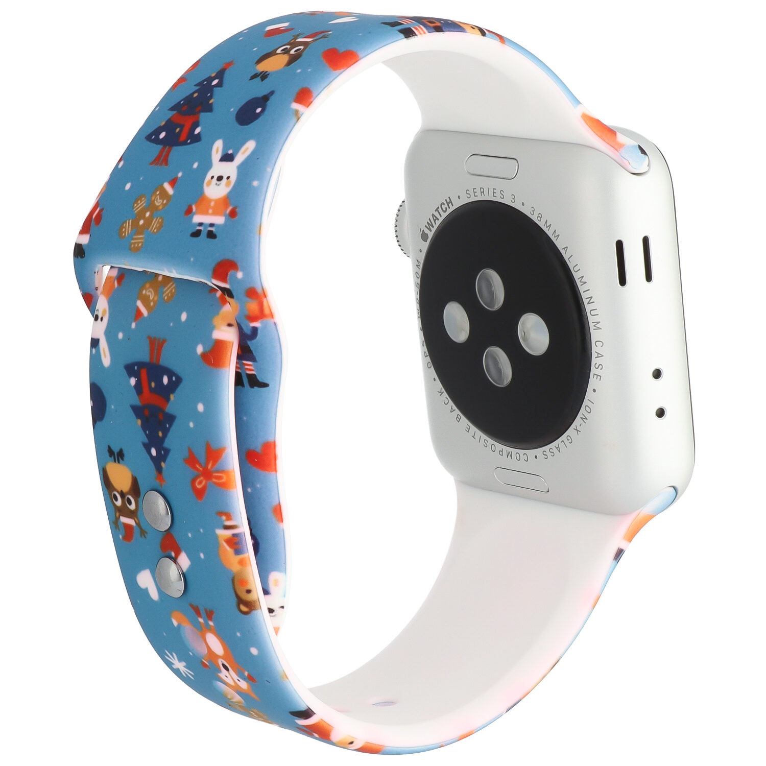 Apple Watch druck Sportarmband - weihnachtsblau