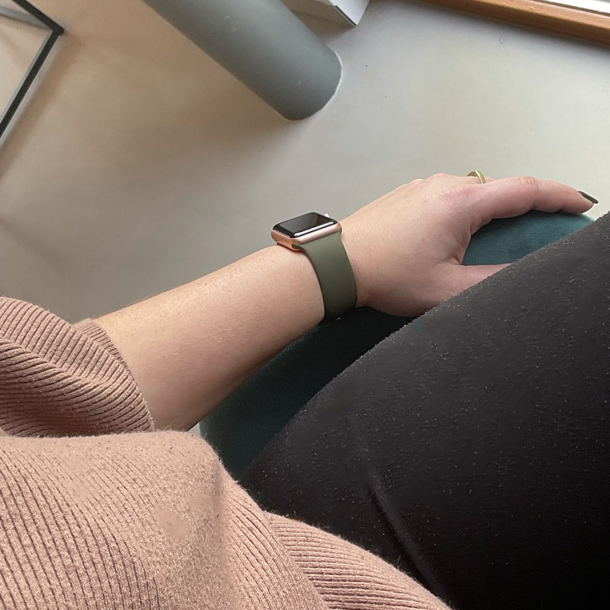 Apple Watch Sportarmband - dunkel oliv