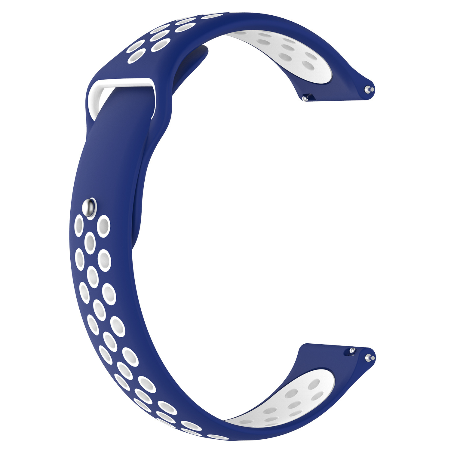 Samsung Galaxy Watch Doppel Sportarmband - blau-weiß