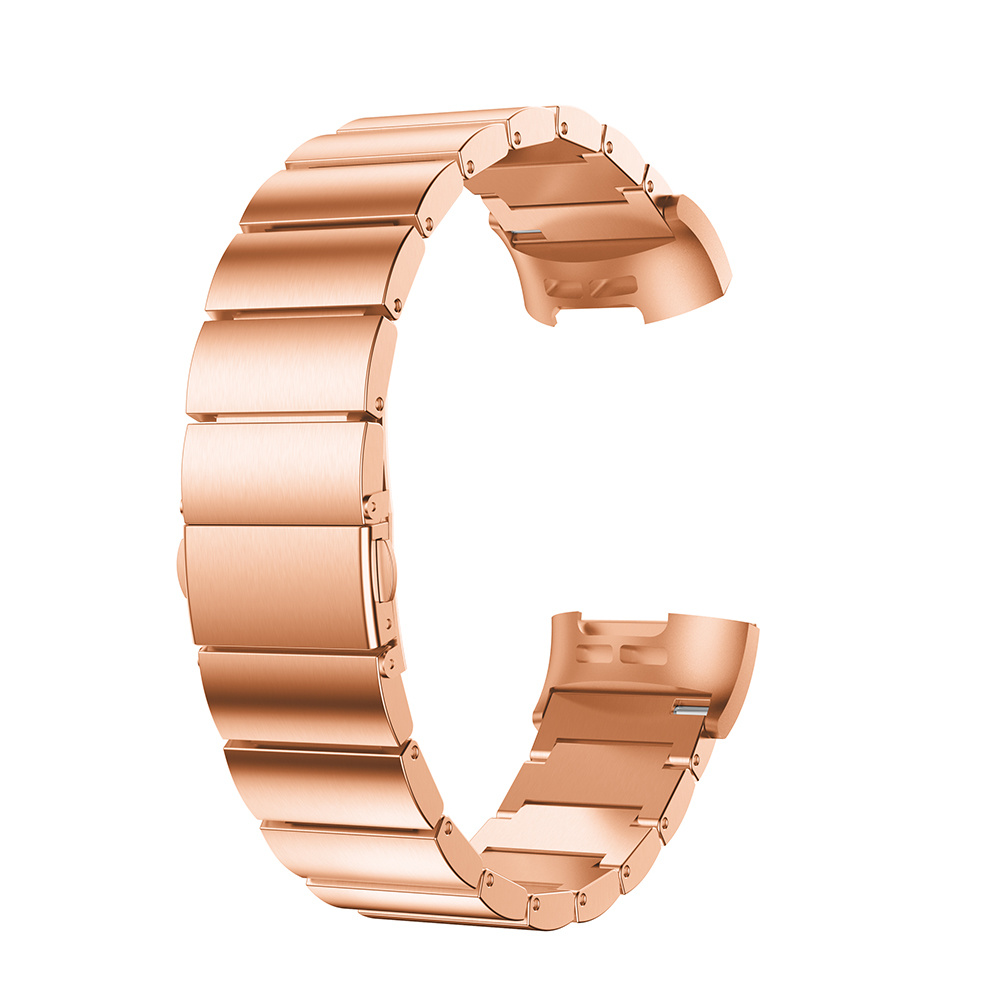 Fitbit Charge 3 & 4 Stahlgliederarmband - rose gold