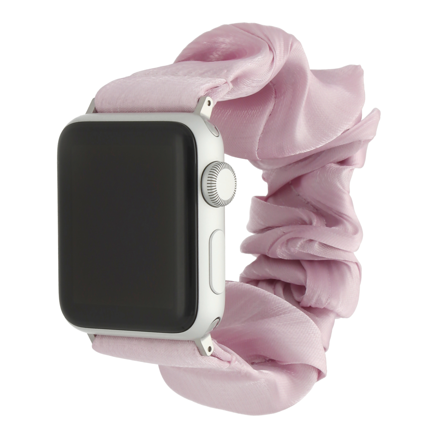  Apple Watch Nylon Scrunchie Armband - Rosa