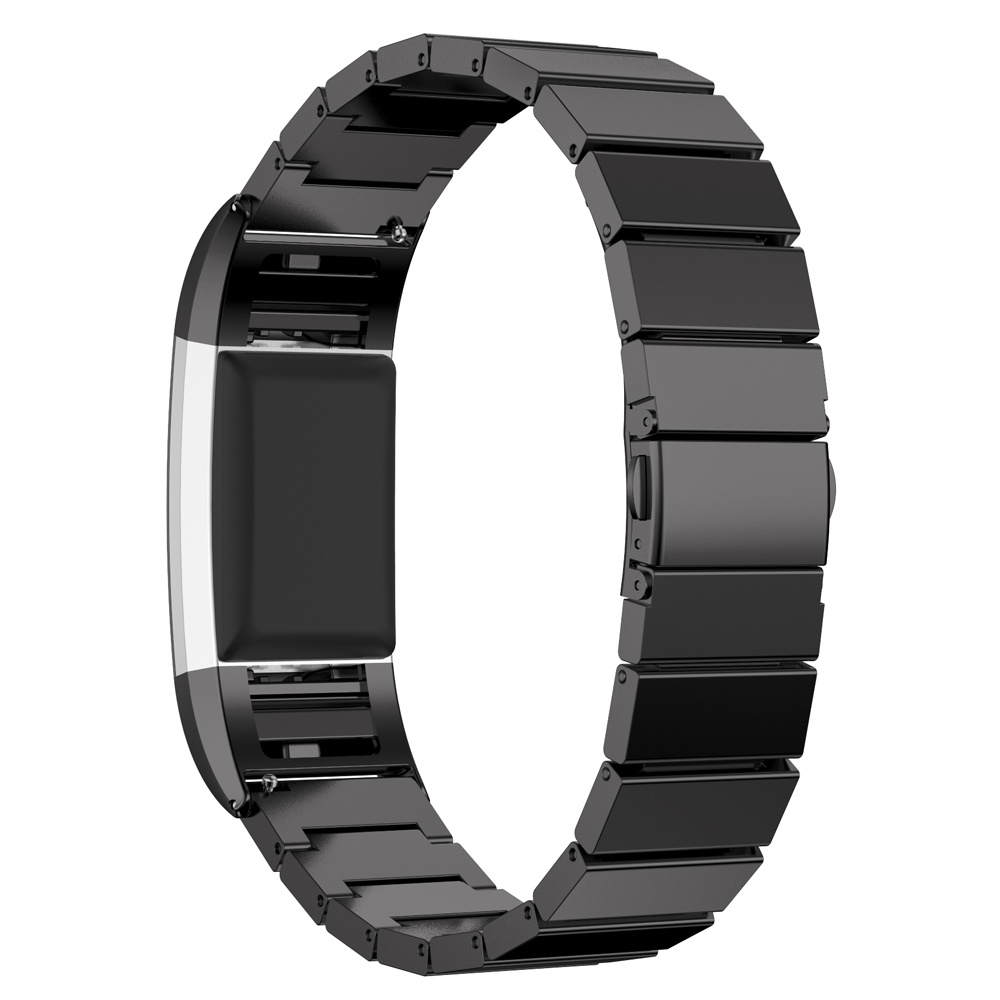 Fitbit Charge 2 Stahlgliederarmband - schwarz