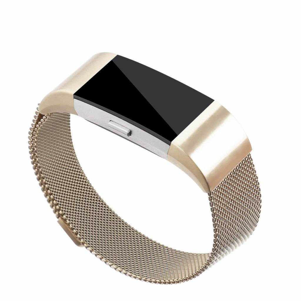 Fitbit Charge 2 Milanaise Armband - champagne