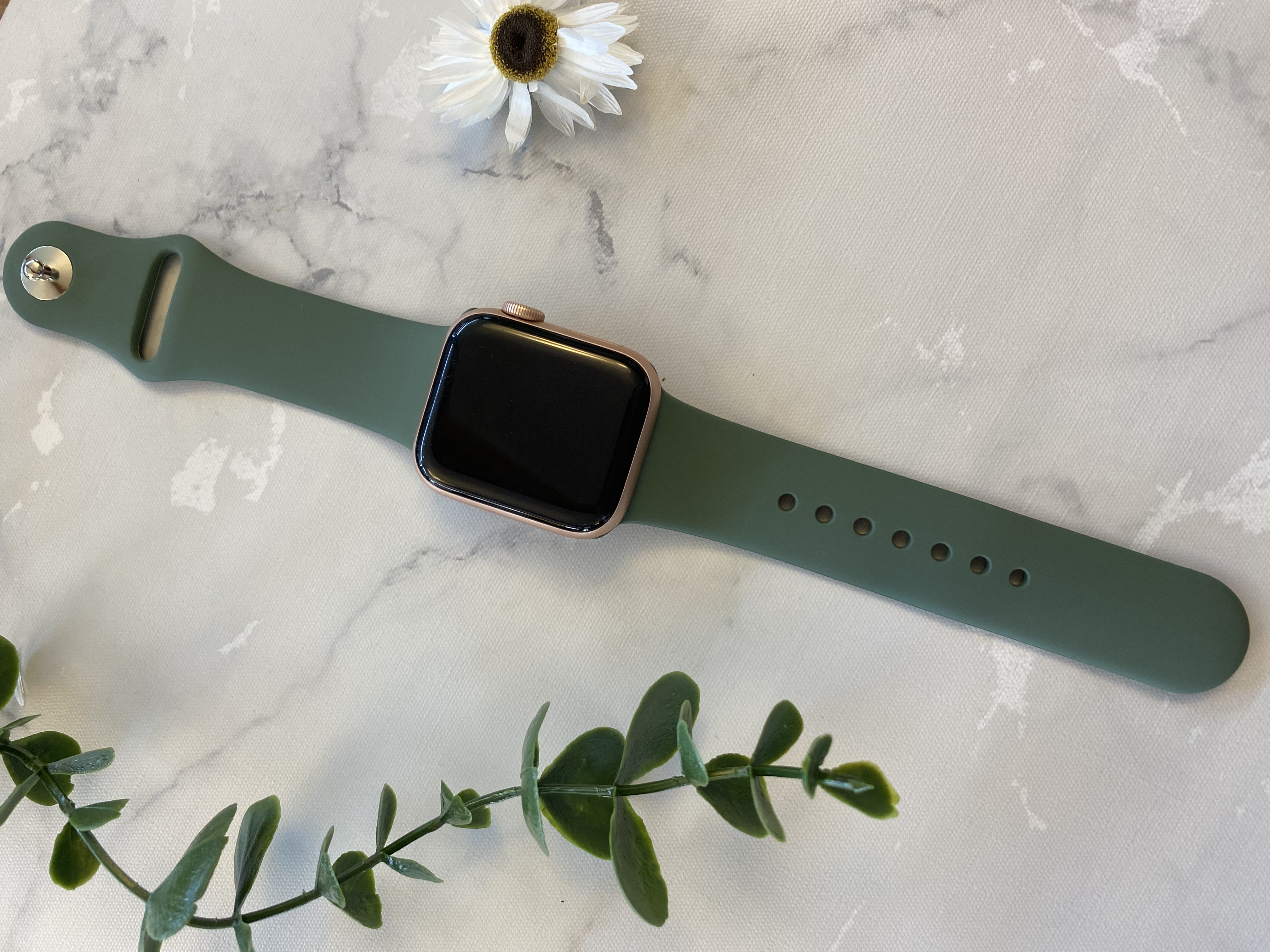 Apple Watch Sportarmband - Oliv