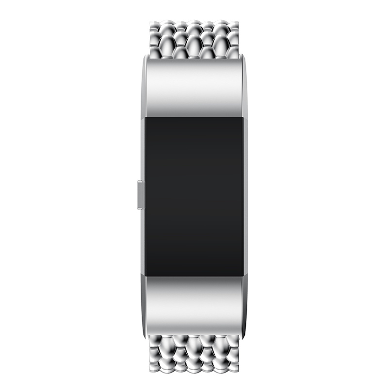 Fitbit Charge 2 stahl drache Gliederarmband - silber