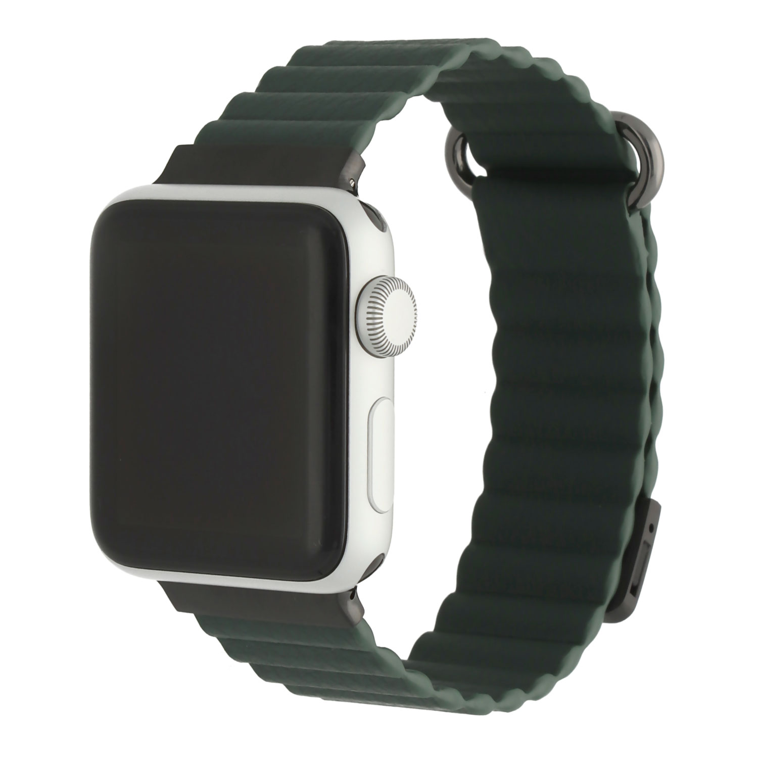  Apple Watch Leder Magnet Magna Band - Grün