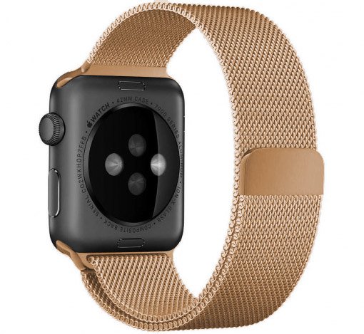 Apple Watch Milanaise Armband - Roségold
