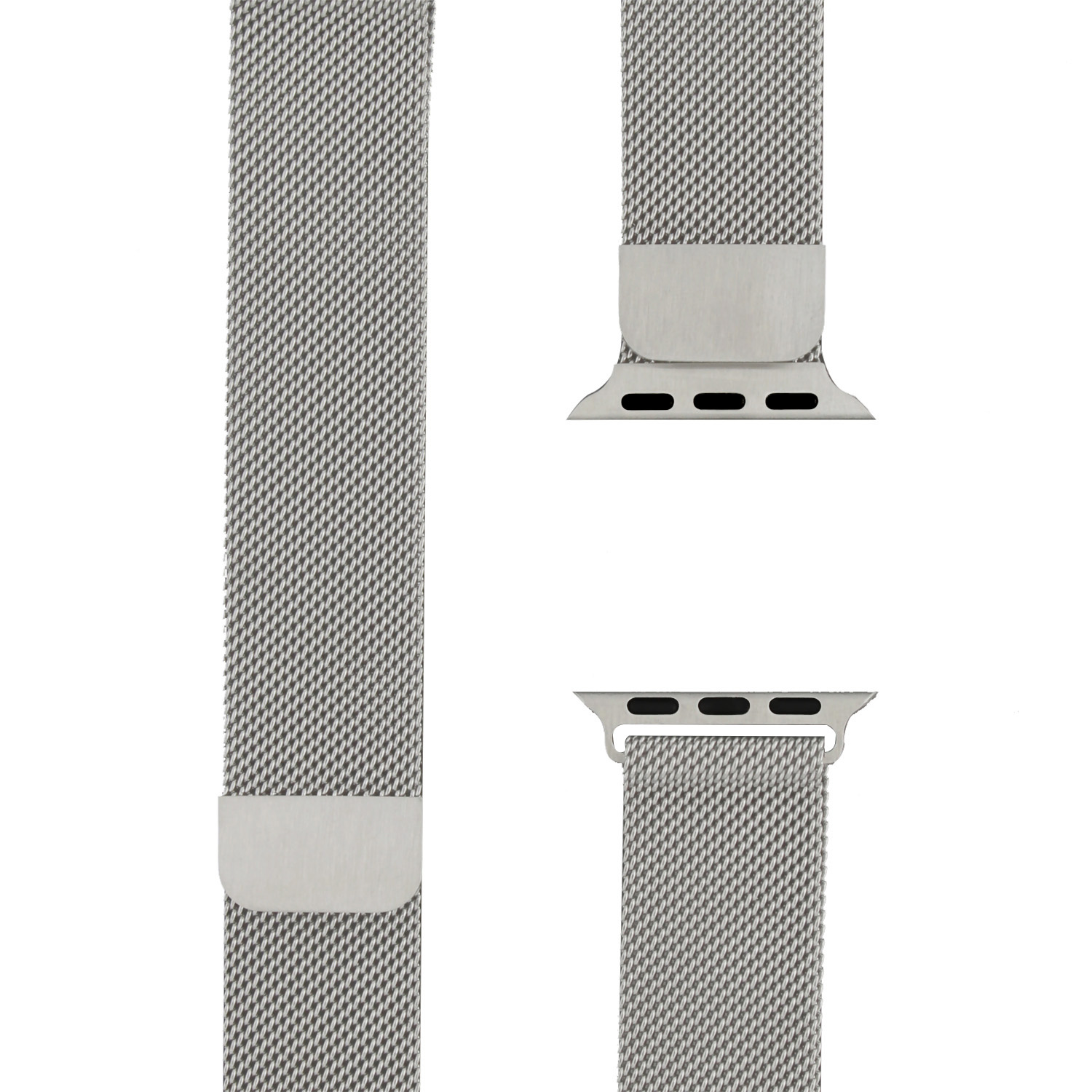 Apple Watch Milanaise Armband - Silber