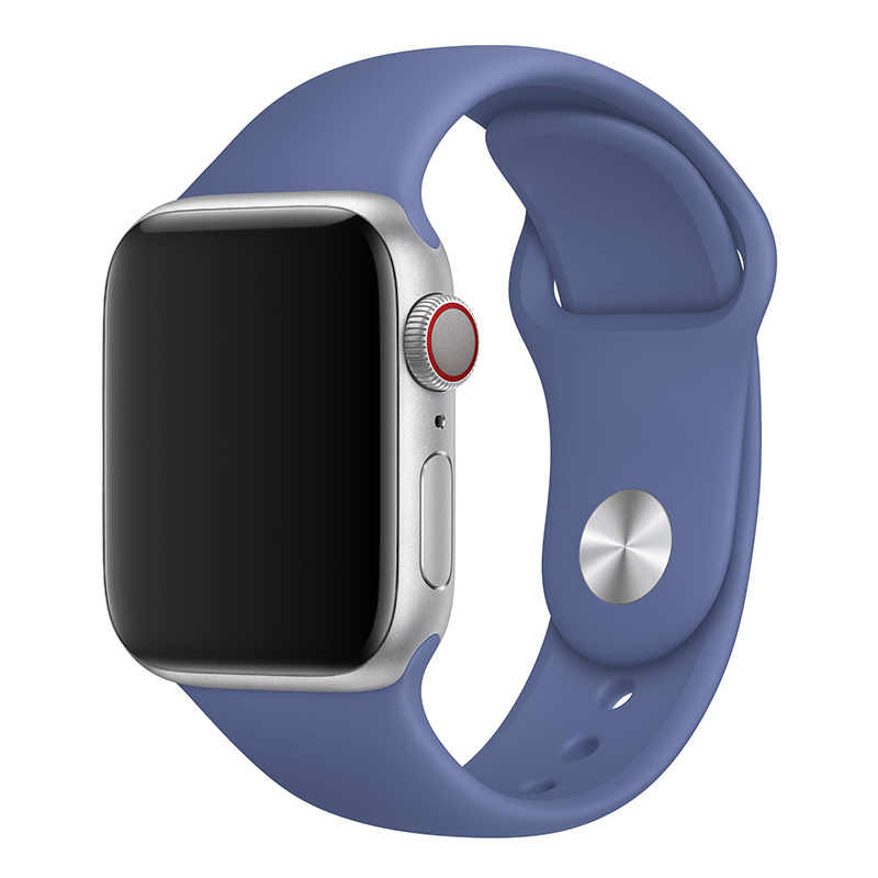 Apple Watch Sportarmband - Leinen blau