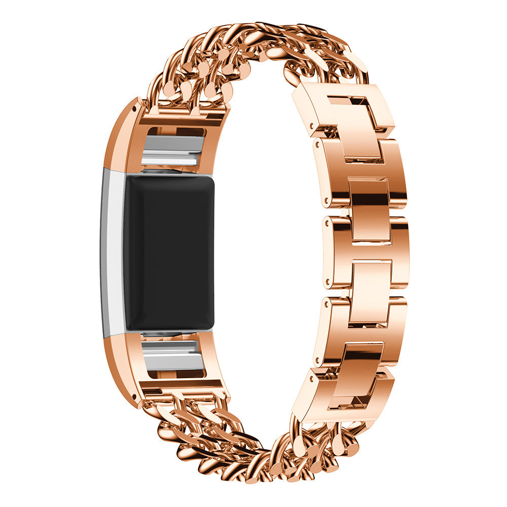 Fitbit Charge 3 & 4 stahl cowboy Gliederarmband - rose gold