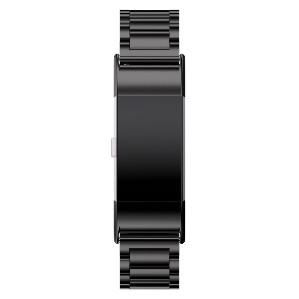 Fitbit Charge 2 Perlen stahl Gliederarmband - schwarz