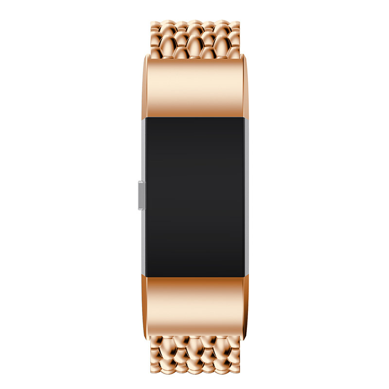 Fitbit Charge 3 & 4 stahl drache Gliederarmband - rose gold