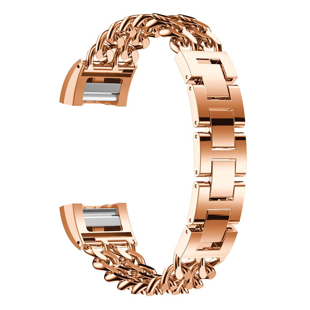 Fitbit Charge 3 & 4 stahl cowboy Gliederarmband - rose gold