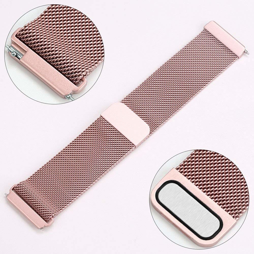 Fitbit Versa Milanaise Armband - rosa rot