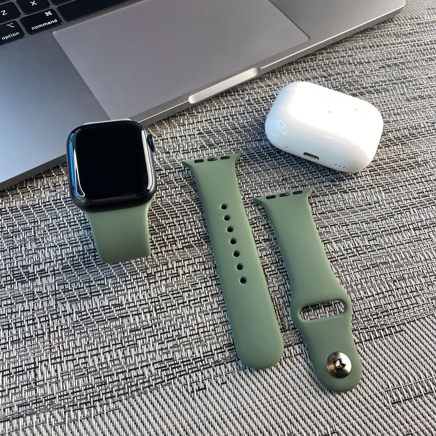 Apple Watch Sportarmband - Oliv