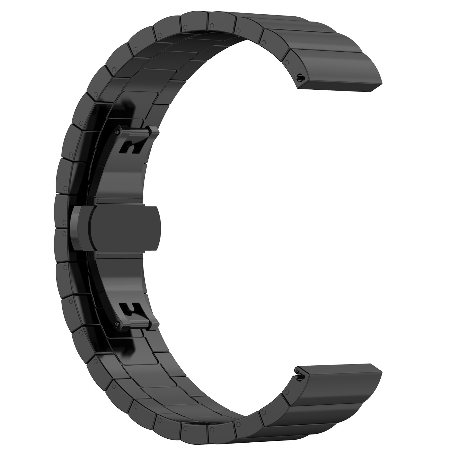 Samsung Galaxy Watch Stahlgliederarmband - schwarz