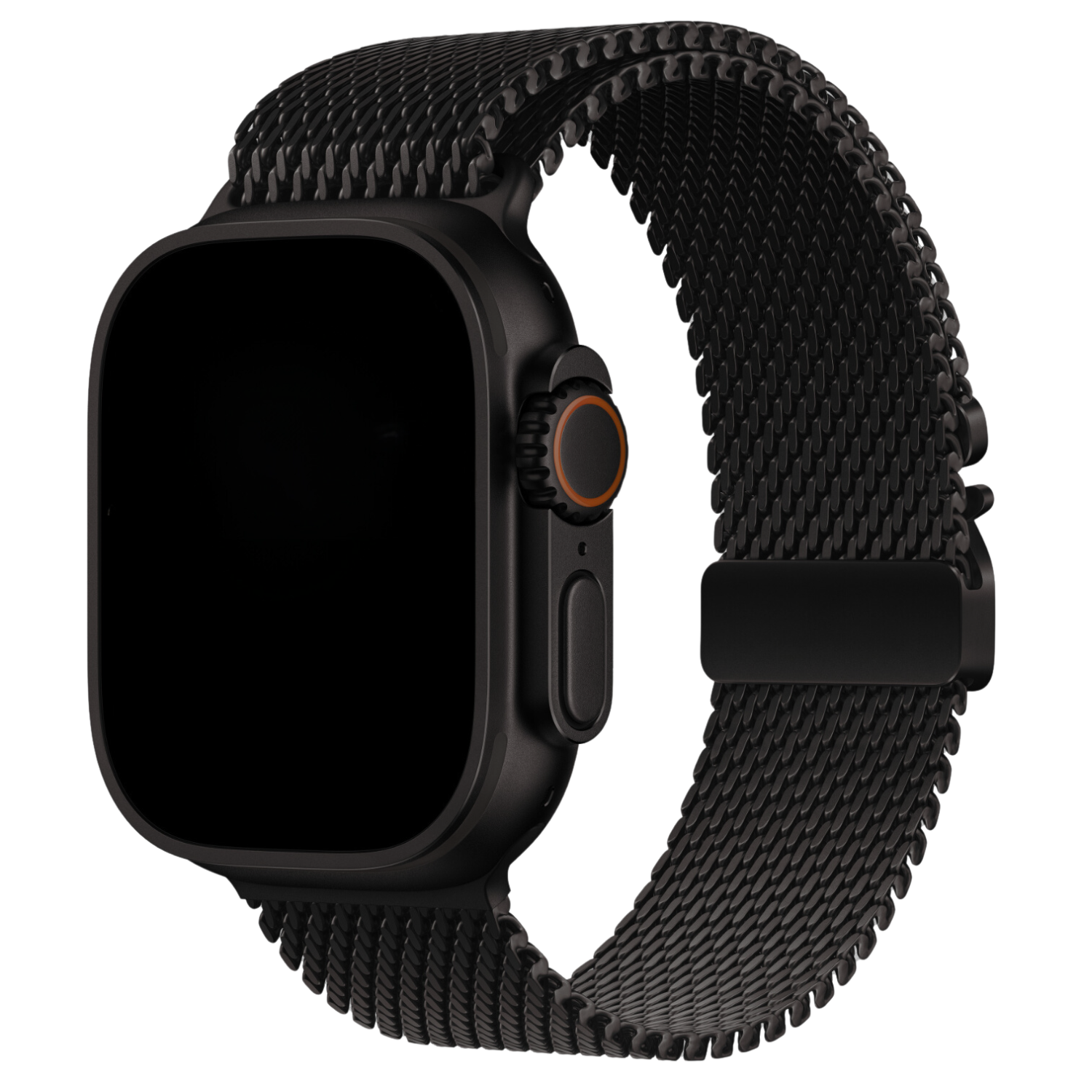 Apple Watch Milanaise Schnallenbänder - Schwarzes Titanium