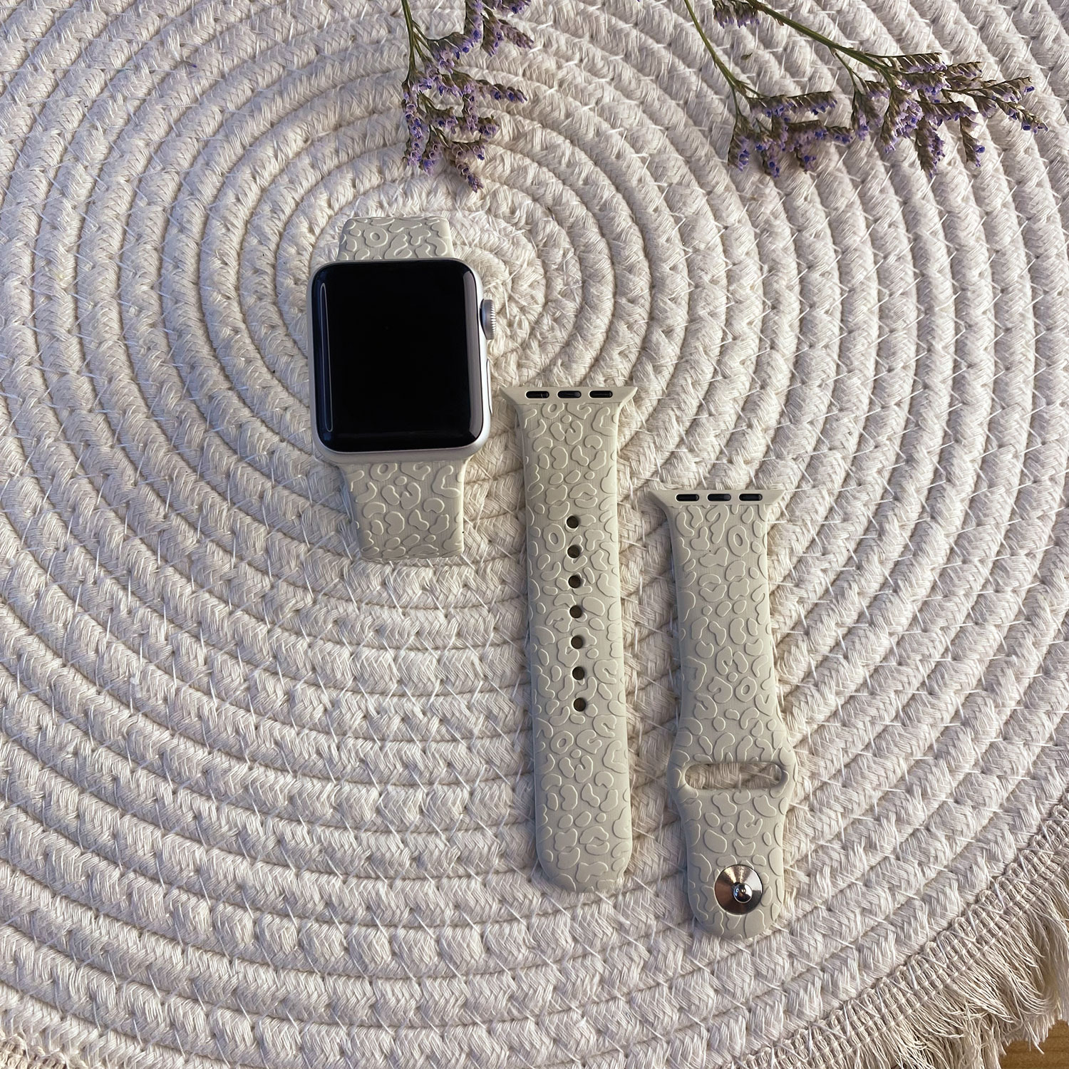 Apple Watch druck Sportarmband - Leopard Polarstern