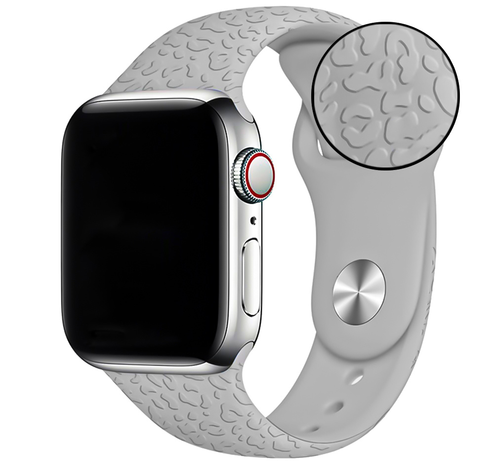 Apple Watch druck Sportarmband - Leopard grau