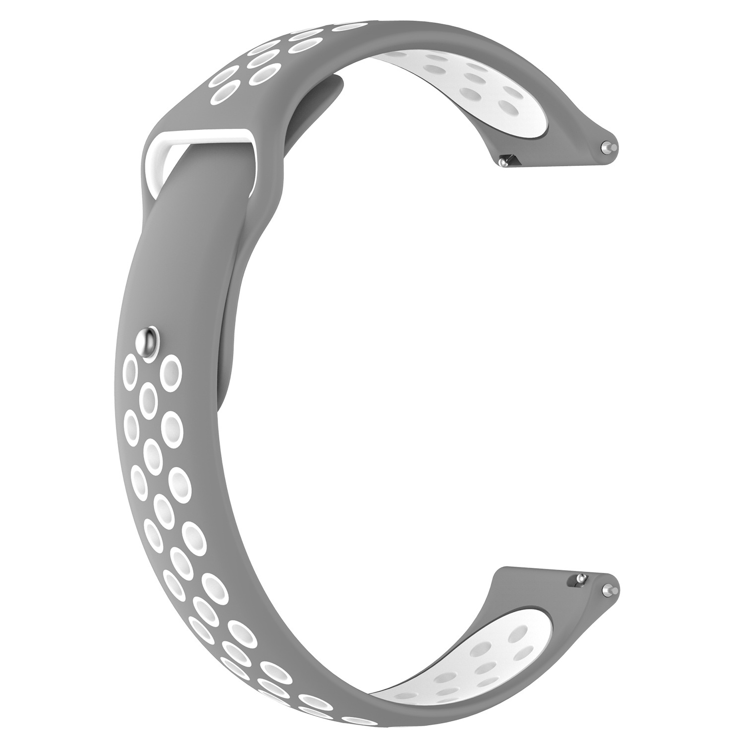 Samsung Galaxy Watch Doppel Sportarmband - grau-weiß