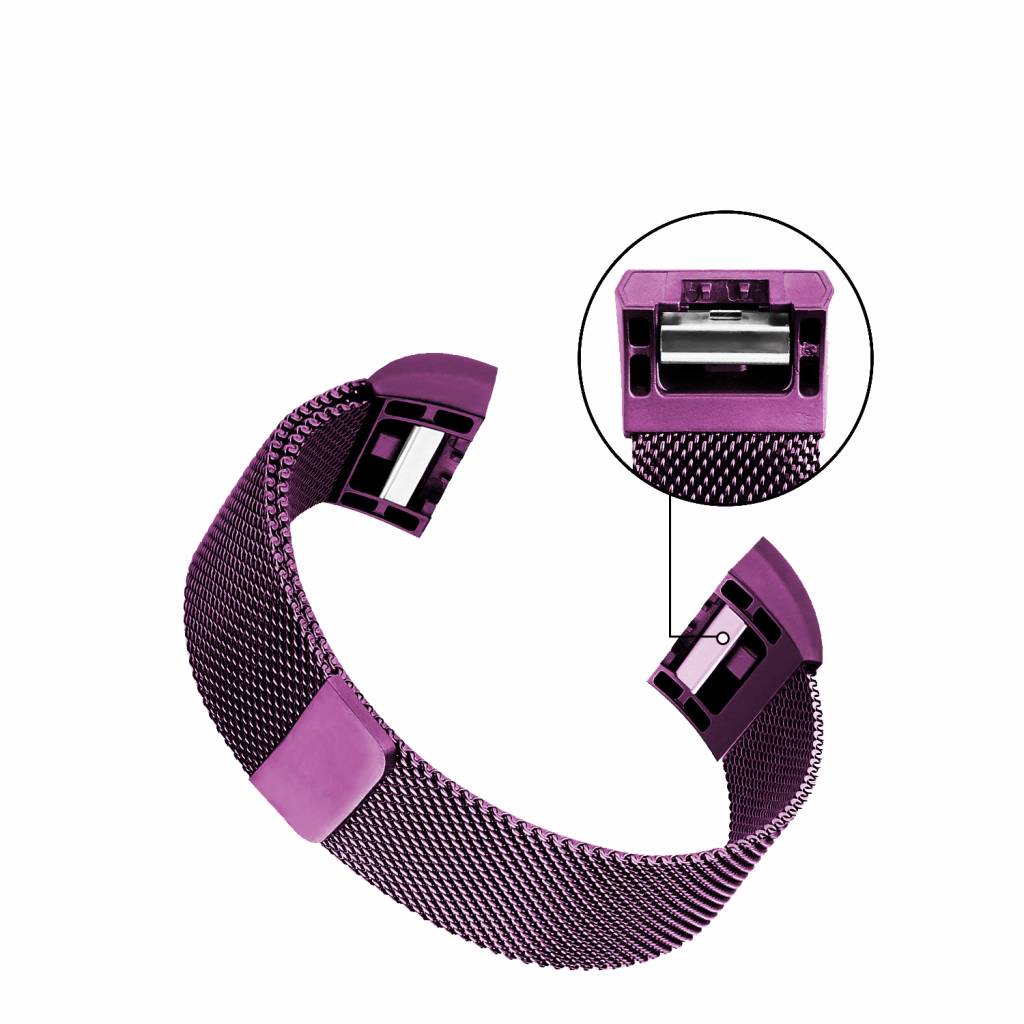 Fitbit Charge 2 Milanaise Armband - lila