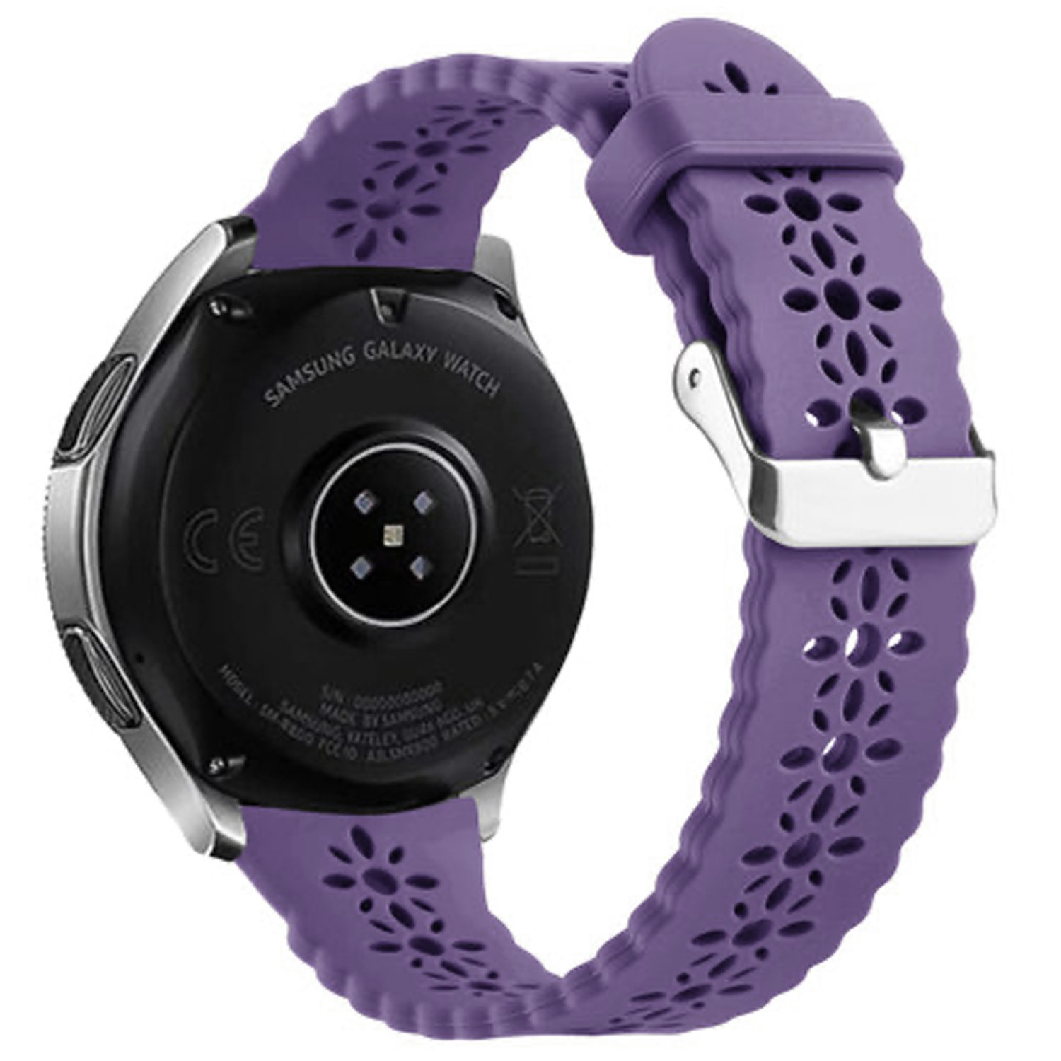 Samsung Galaxy Watch Ultra helles Silikonband - lila