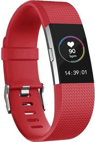 Fitbit Charge 2 Sportarmband - rot