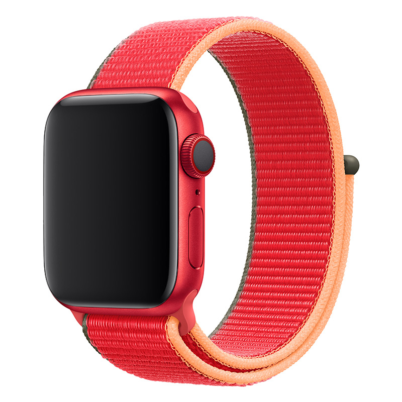Apple Watch Nylon Sport Loop - Erdbeere