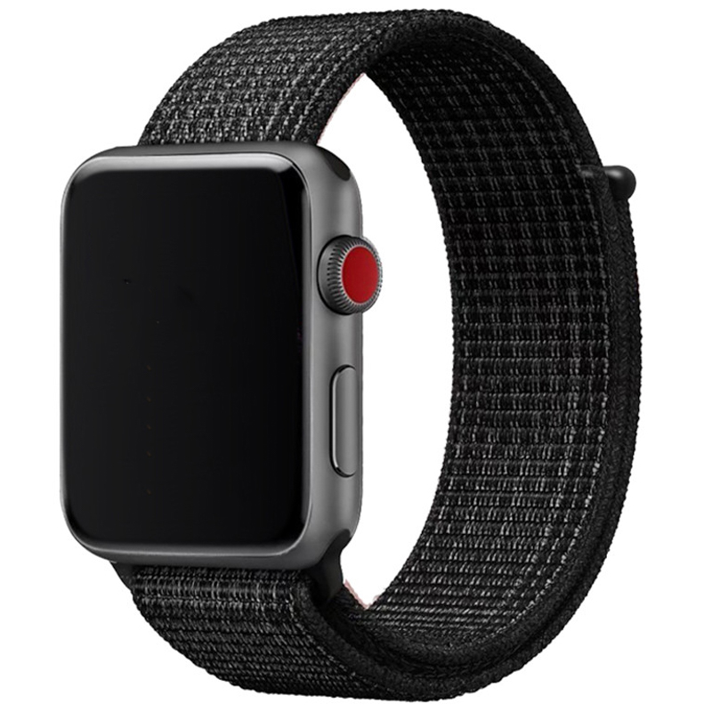Apple Watch Nylon Sport Loop - Reflektor schwarz