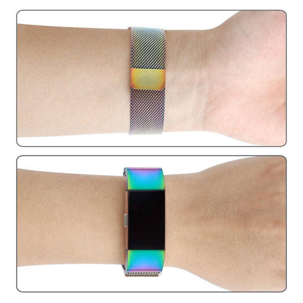 Fitbit Charge 2 Milanaise Armband - bunt