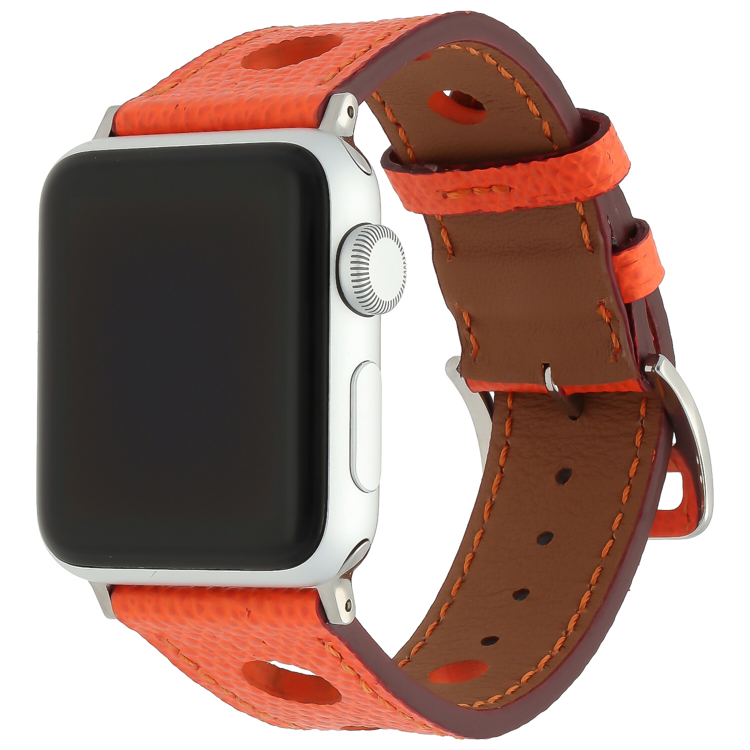 Apple Watch hermes Lederarmband - orange