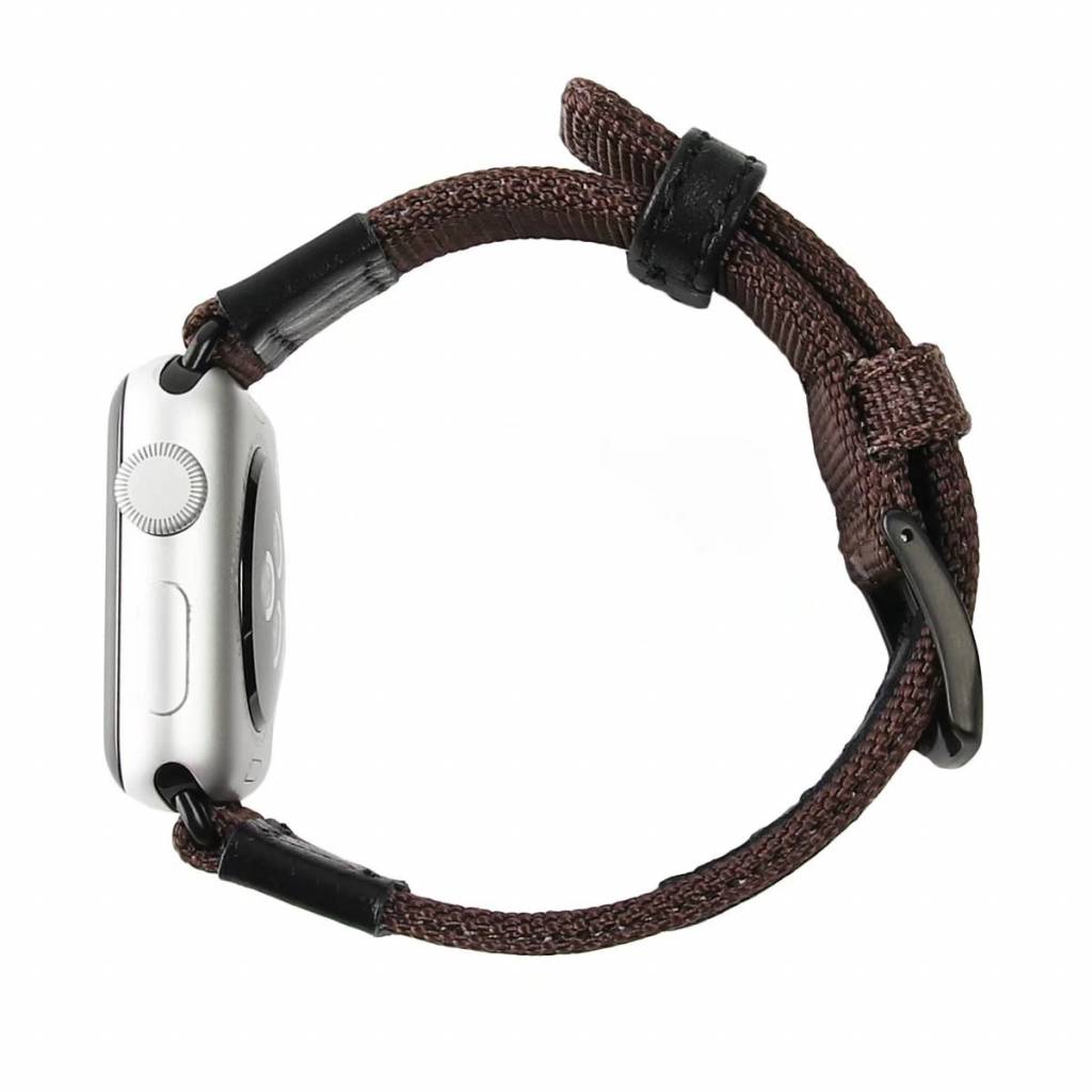 Apple Watch Nylon Militärarmband - braun