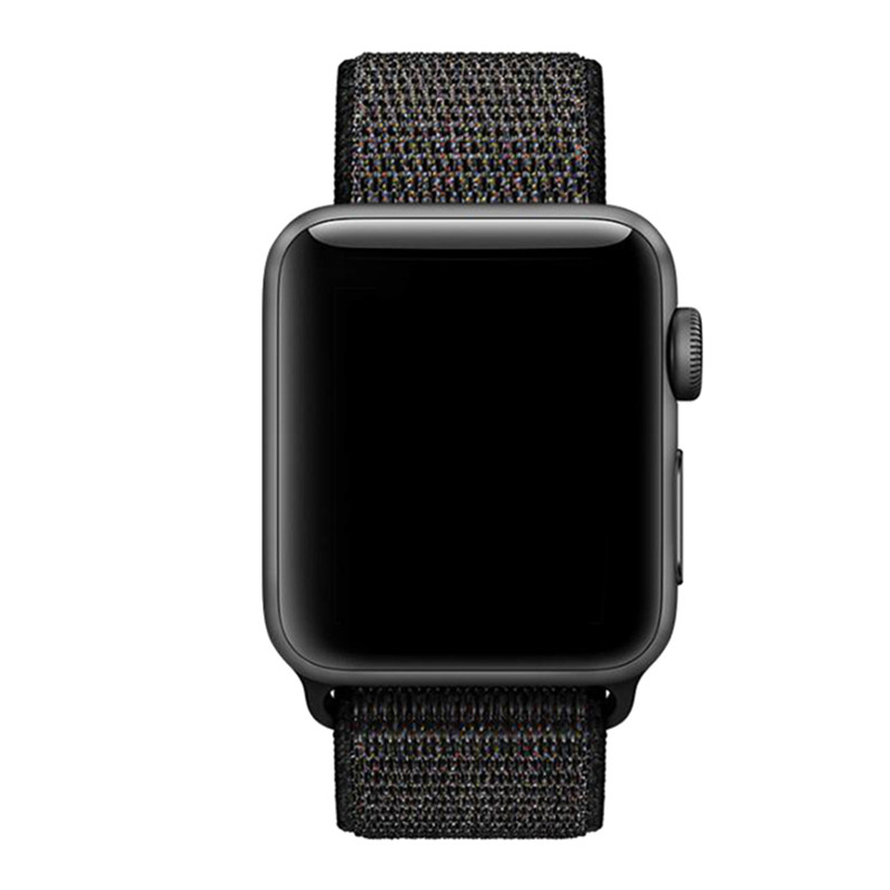 Apple Watch Nylon Sport Loop - schwarzer Mix