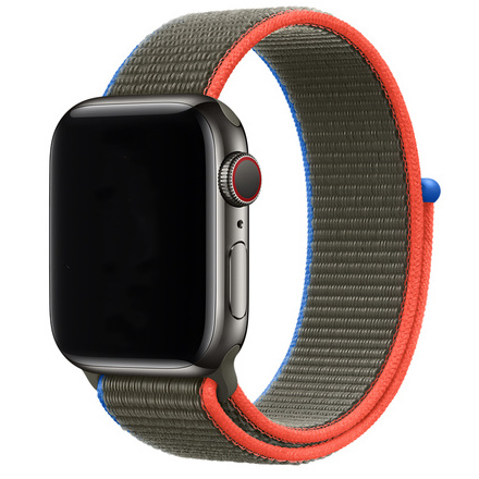 Apple Watch Nylon Sport Loop - olive mix