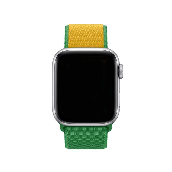 Apple Watch Nylon Sport Loop - grün gelb