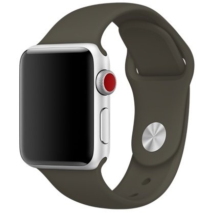 Apple Watch Sportarmband - dunkel oliv