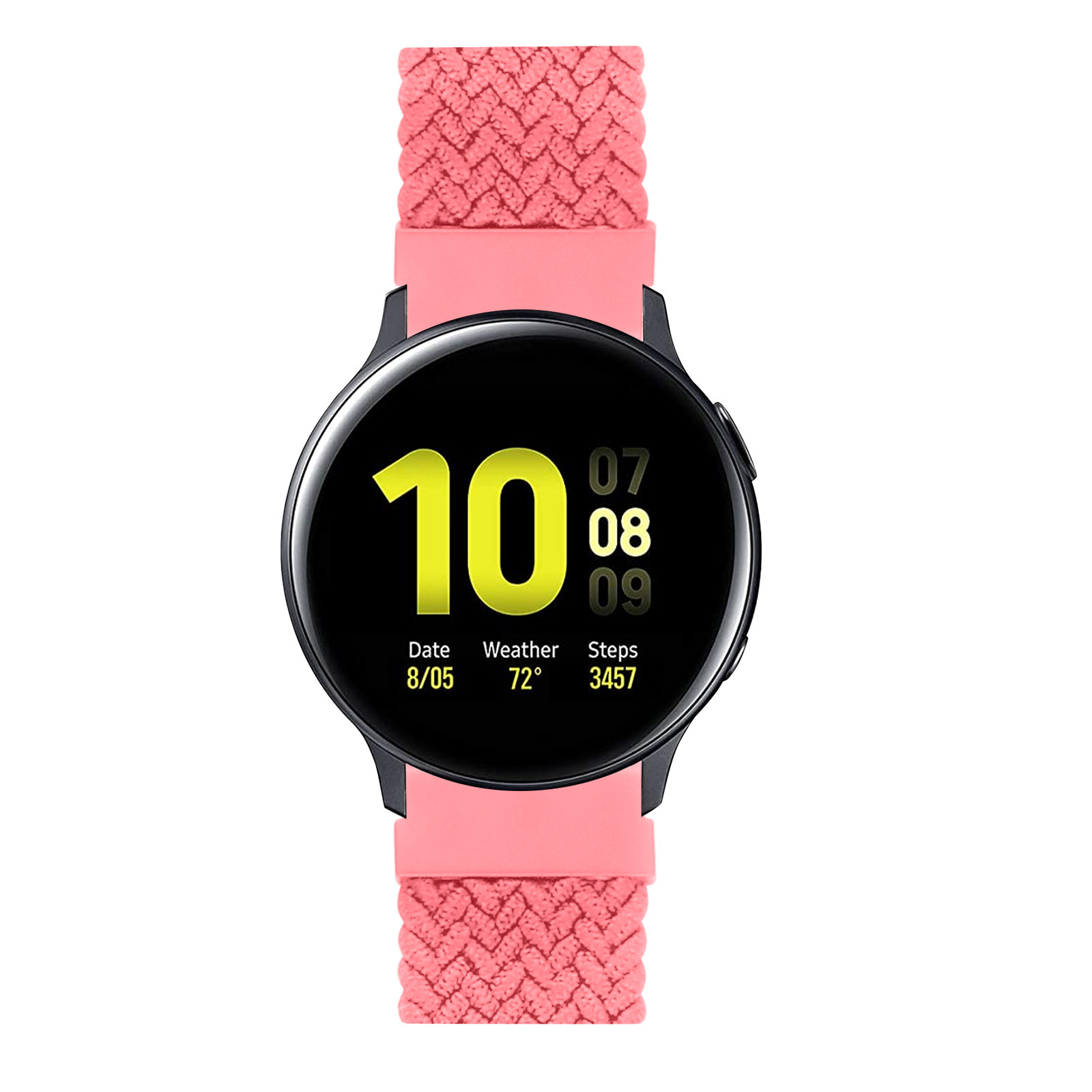 Huawei Watch GT Nylon Geflochtenes Solo Loop - Pink Punch