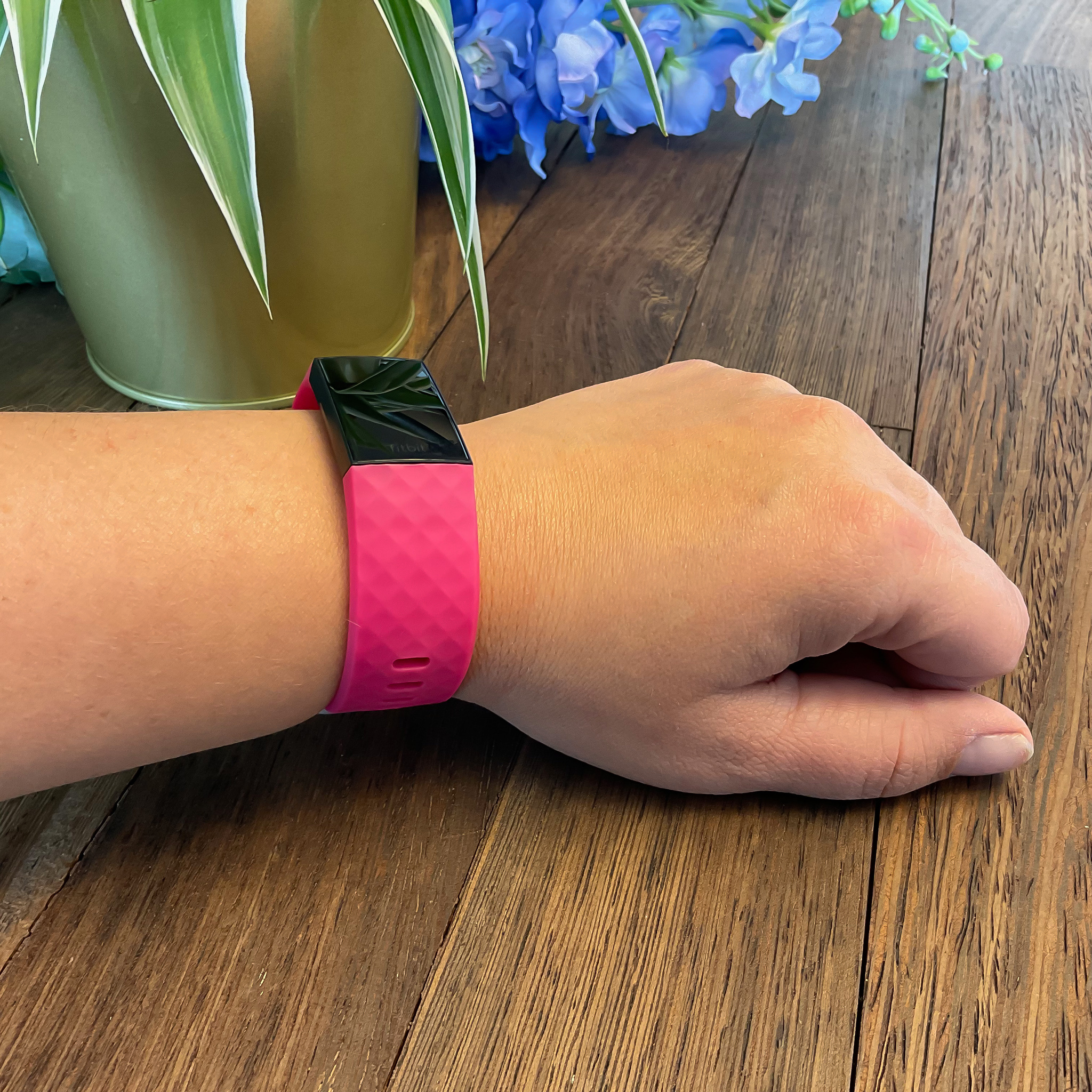 Fitbit Charge 3 & 4 Sport Waffelband - rosa rot
