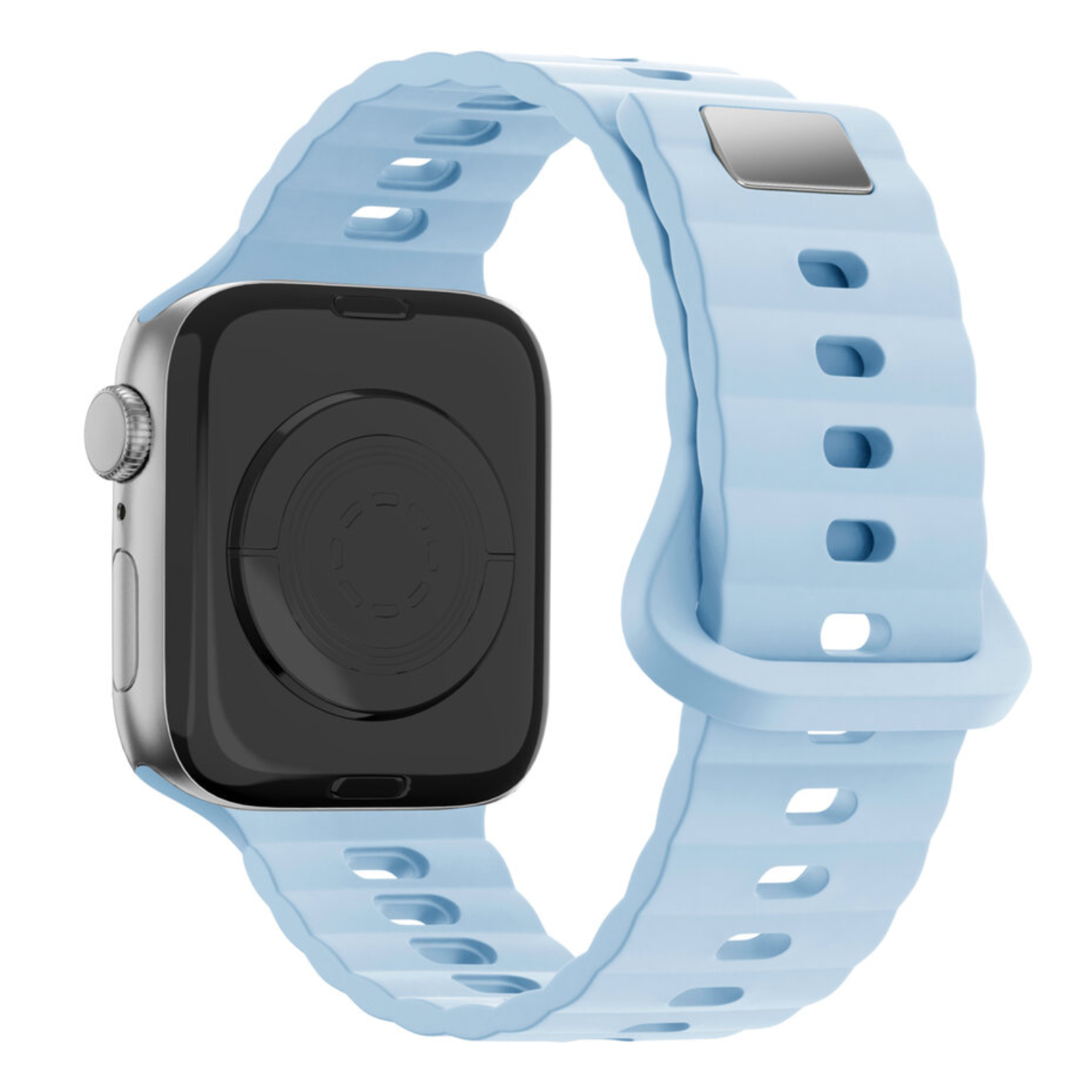 Apple Watch silikon Wave band - Blau